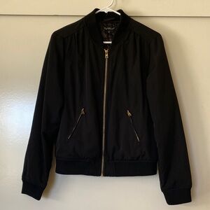 Velvet Heart Black Bomber Jacket